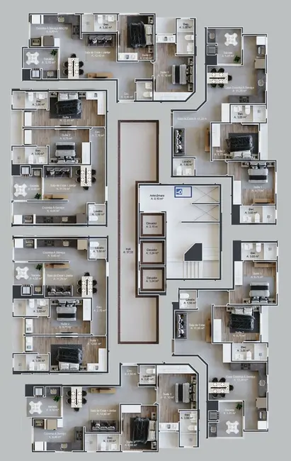 Foto 3 de Apartamento com 2 quartos à venda em Itapema - SC