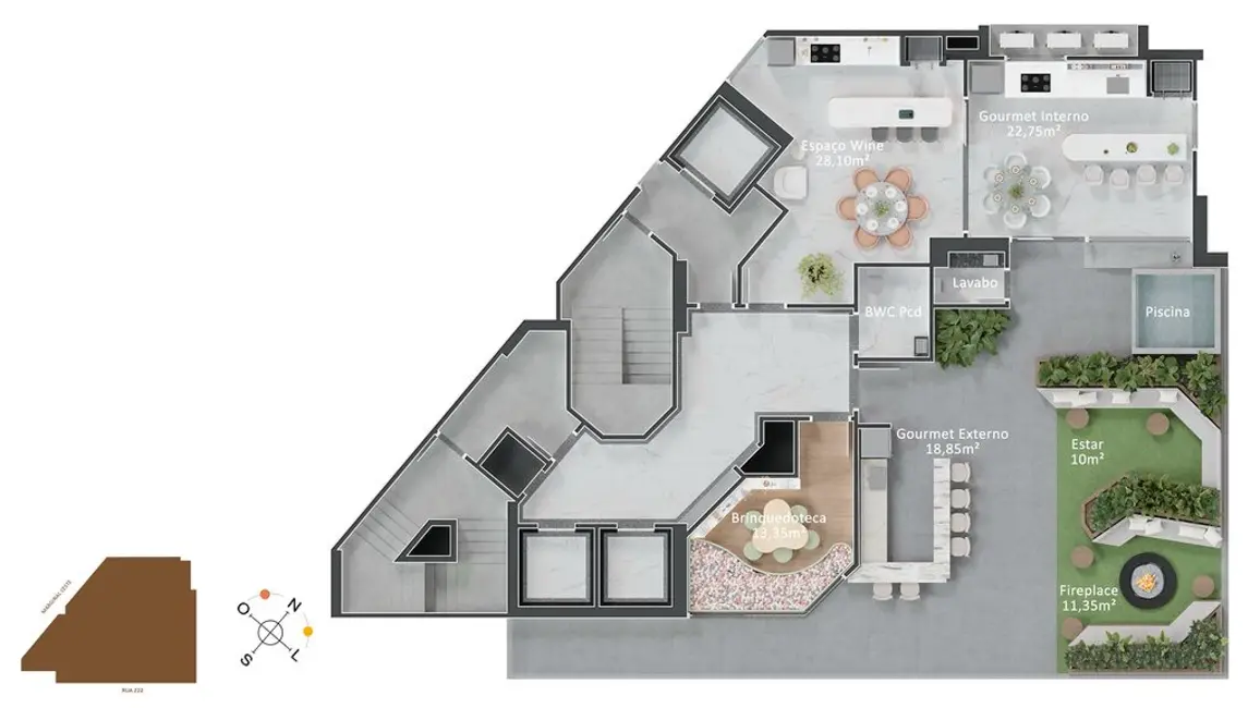 Foto 3 de Apartamento com 2 quartos à venda em Itapema - SC