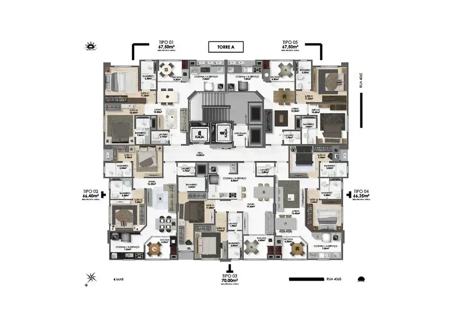 Foto 2 de Apartamento com 2 quartos à venda em Itapema - SC