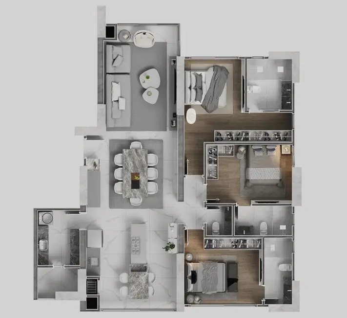 Foto 4 de Apartamento com 3 quartos à venda em Centro, Balneario Camboriu - SC