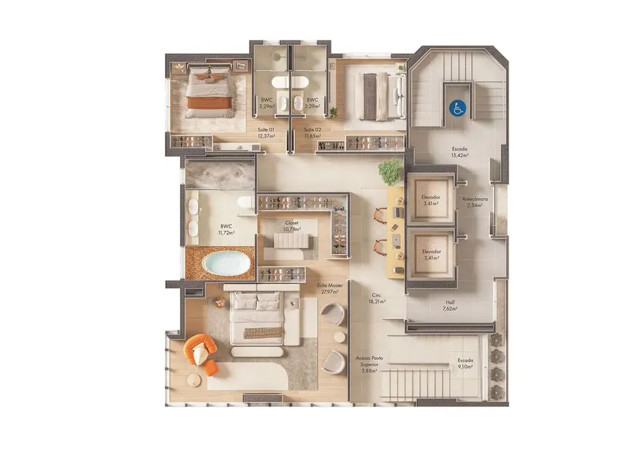Foto 8 de Apartamento com 5 quartos à venda em Centro, Itapema - SC