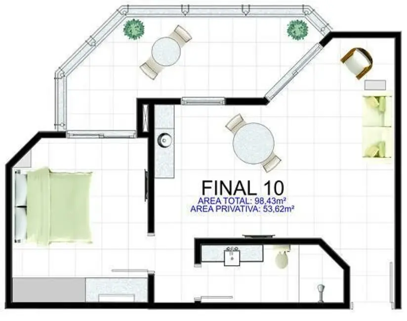 Foto 4 de Apartamento com 1 quarto à venda em Ingleses do Rio Vermelho, Florianopolis - SC