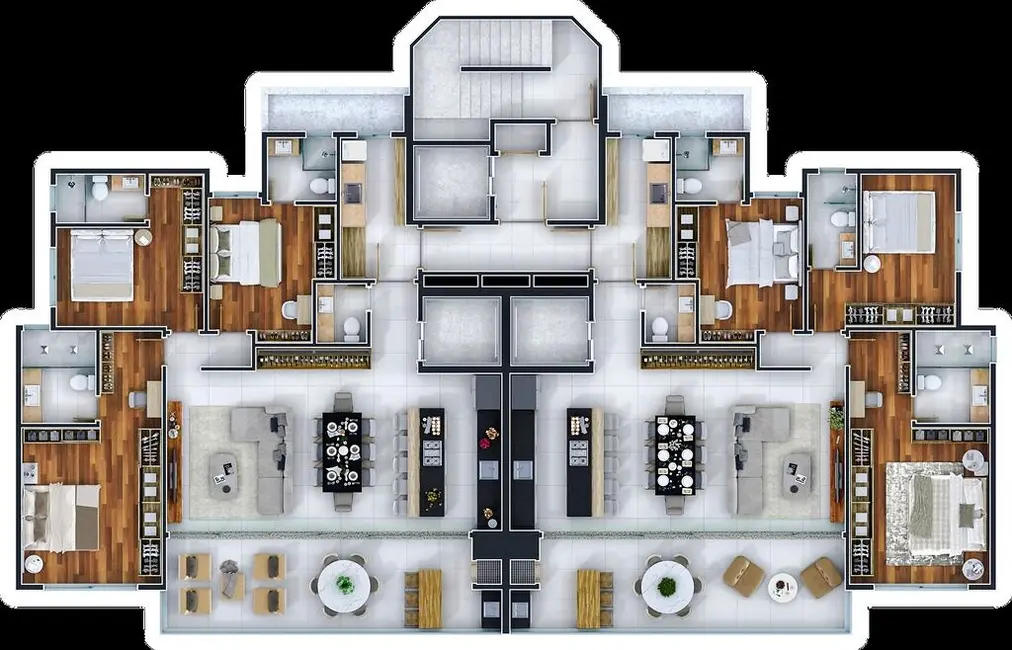 Apartamento com 3 quartos à venda em Fazenda, Itajai - SC - imagem 8 Foto 8 de Apartamento com 3 quartos à venda em Fazenda, Itajai - SC