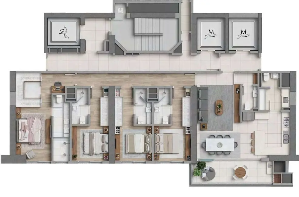 Foto 9 de Apartamento com 4 quartos à venda em Centro, Balneario Camboriu - SC