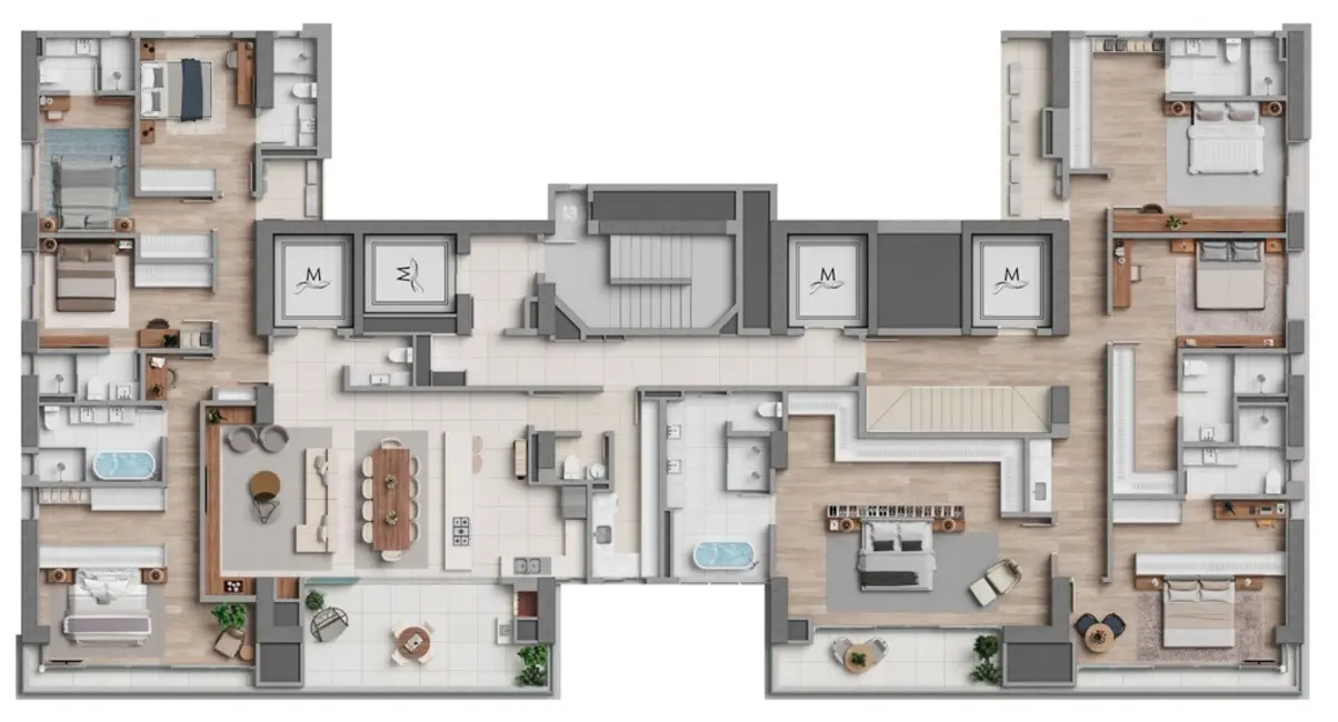 Foto 3 de Apartamento com 4 quartos à venda em Centro, Balneario Camboriu - SC