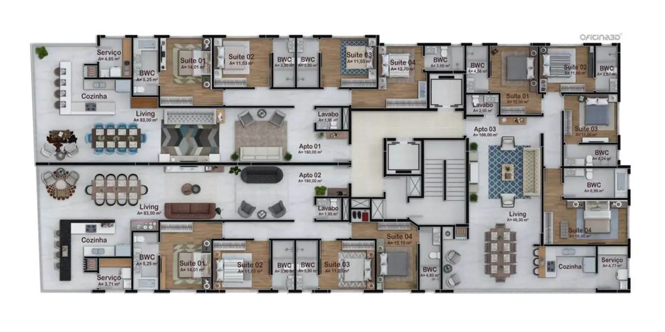 Foto 5 de Apartamento com 4 quartos à venda em Meia Praia, Itapema - SC