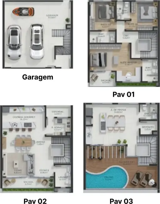 Foto 2 de Casa com 4 quartos à venda em Bombinhas - SC