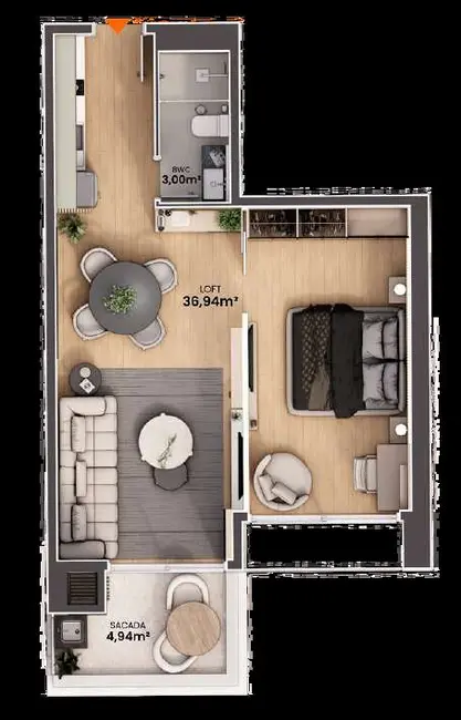 Foto 3 de Casa com 1 quarto à venda em Cachoeira do Bom Jesus, Florianopolis - SC