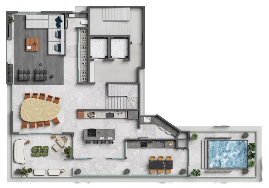 Foto 6 de Apartamento com 4 quartos à venda em Meia Praia, Itapema - SC