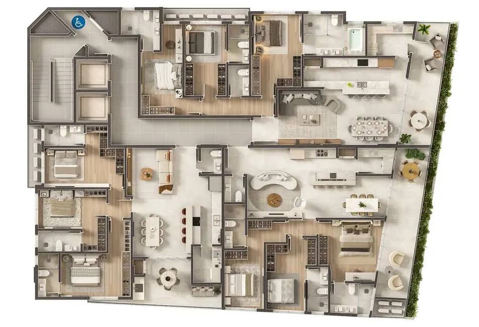Foto 3 de Apartamento com 4 quartos à venda em Itapema - SC