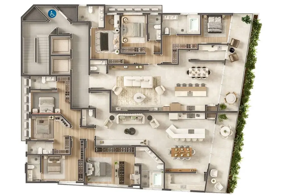 Foto 4 de Apartamento com 4 quartos à venda em Itapema - SC