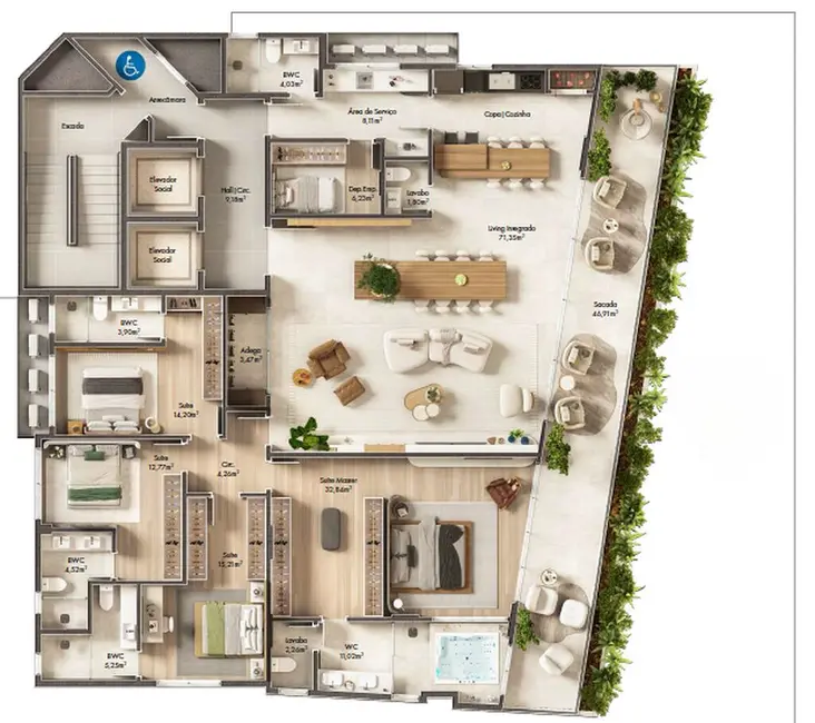 Foto 9 de Apartamento com 4 quartos à venda em Itapema - SC