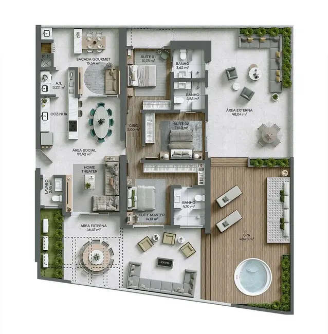 Foto 6 de Apartamento com 5 quartos à venda em Centro, Itapema - SC