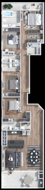 Foto 1 de Apartamento com 4 quartos à venda em Cabeçudas, Itajai - SC