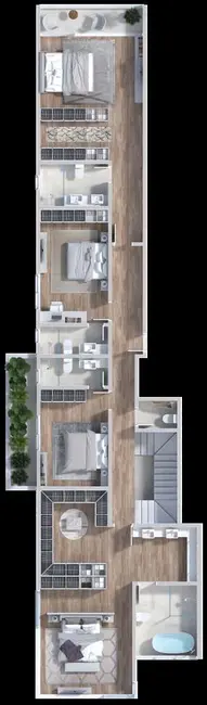 Foto 4 de Apartamento com 4 quartos à venda em Cabeçudas, Itajai - SC