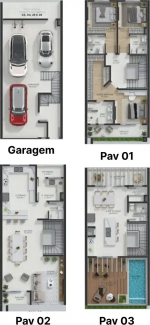 Foto 6 de Casa com 3 quartos à venda em Bombinhas - SC