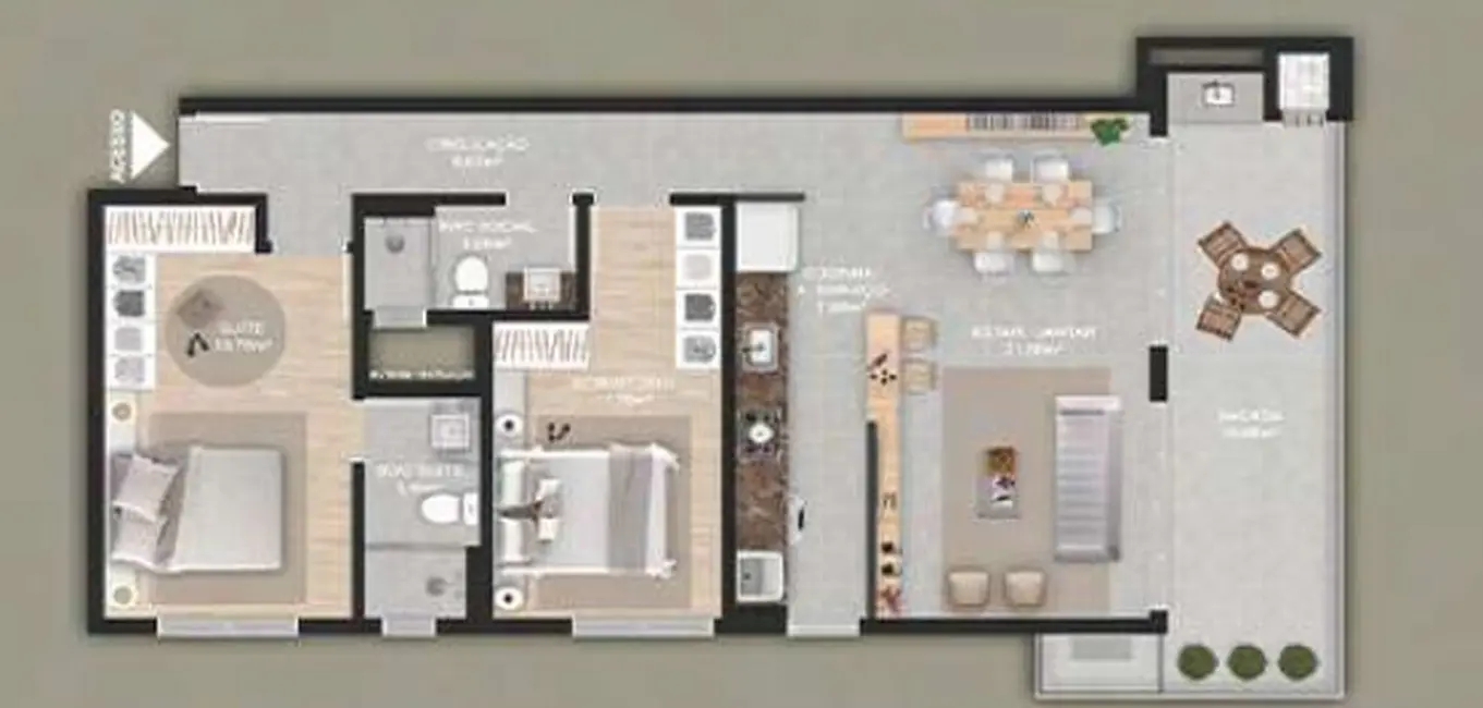Foto 7 de Apartamento com 2 quartos à venda em Ingleses do Rio Vermelho, Florianopolis - SC