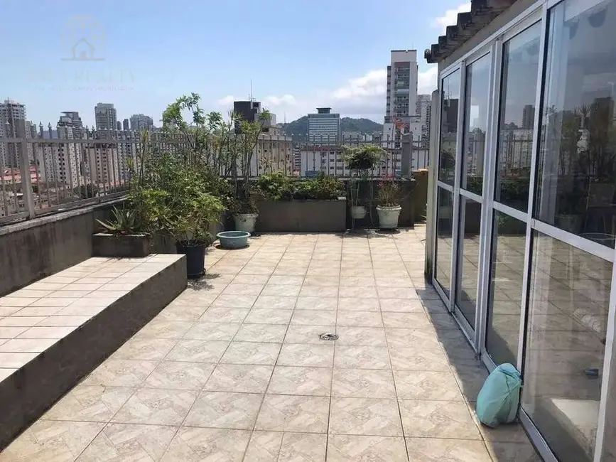 Foto 1 de Cobertura com 3 quartos à venda, 215m2 em Boqueirão, Santos - SP