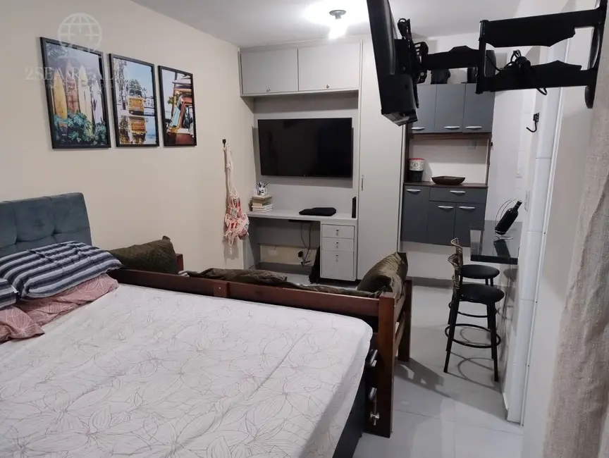 Foto 4 de Apartamento com 1 quarto à venda, 34m2 em Ponta da Praia, Santos - SP