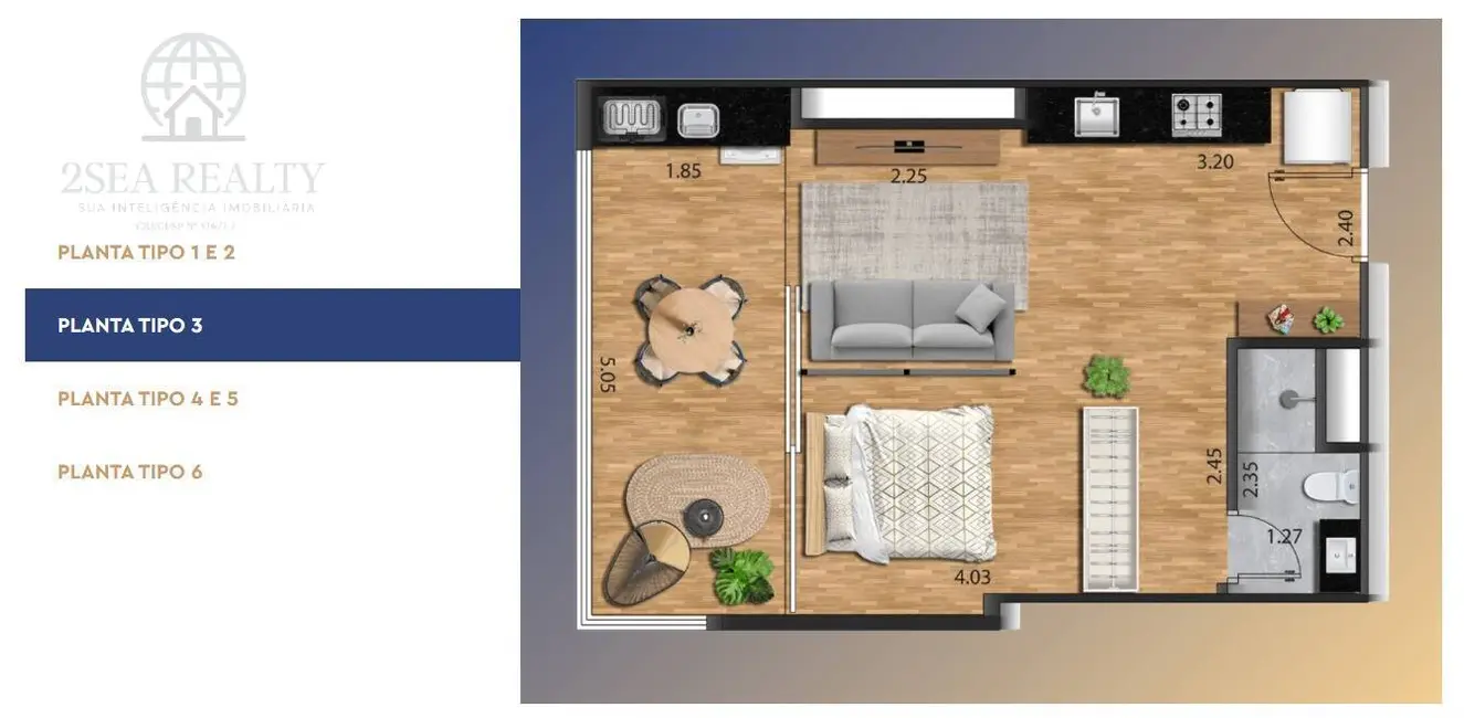 Apartamento com 2 quartos à venda, 70m2 em José Menino, Santos - SP - imagem 8 Foto 8 de Apartamento com 2 quartos à venda, 70m2 em José Menino, Santos - SP