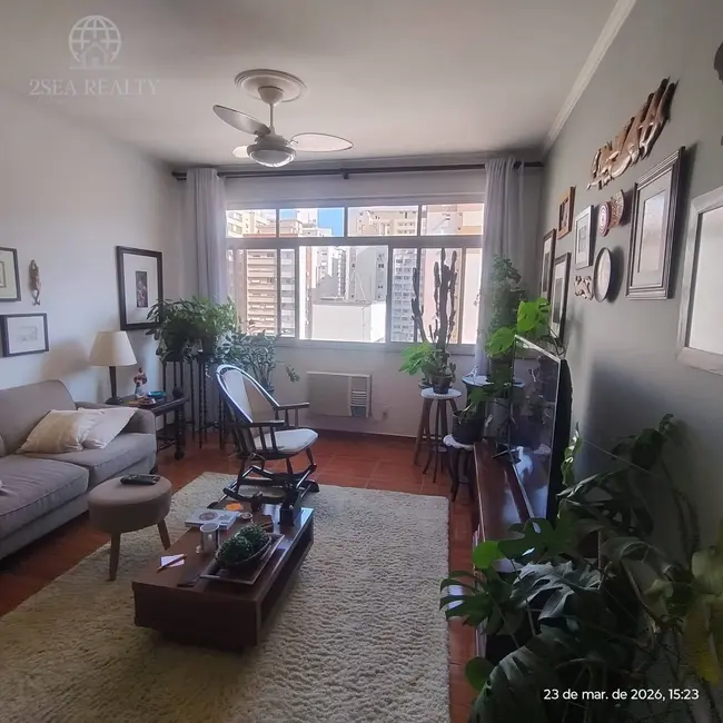 Apartamento com 4 quartos para alugar, 163m2 em Gonzaga, Santos - SP - imagem 2 Foto 2 de Apartamento com 4 quartos para alugar, 163m2 em Gonzaga, Santos - SP
