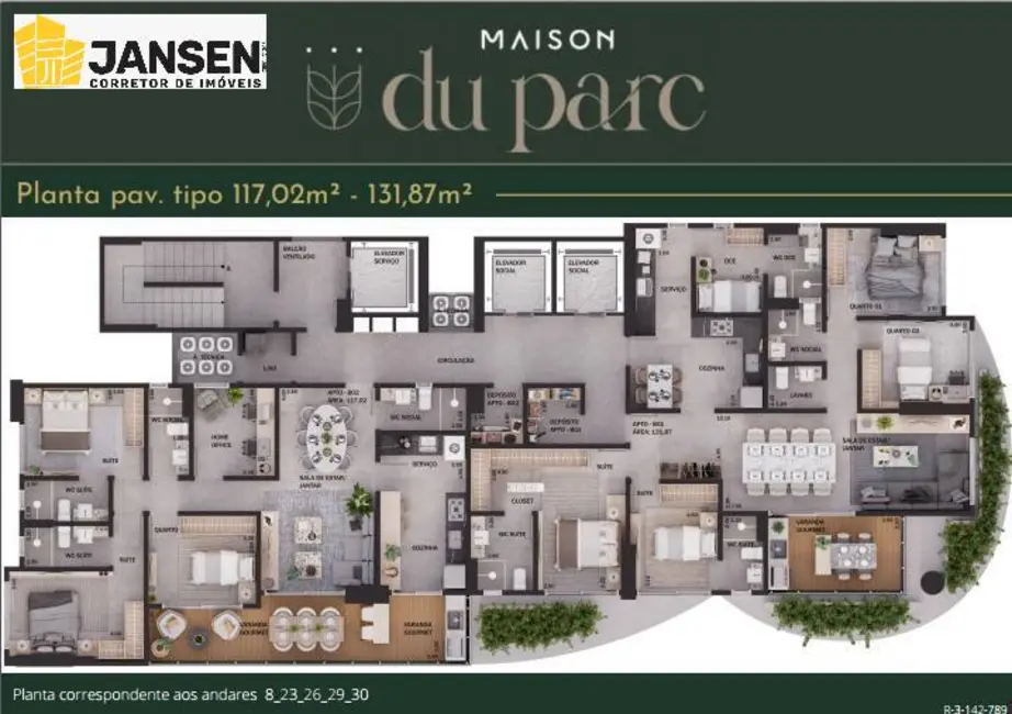 Apartamento com 3 quartos à venda, 132m2 em Jardim Oceania, Joao Pessoa - PB - imagem 40 Foto 40 de Apartamento com 3 quartos à venda, 132m2 em Jardim Oceania, Joao Pessoa - PB