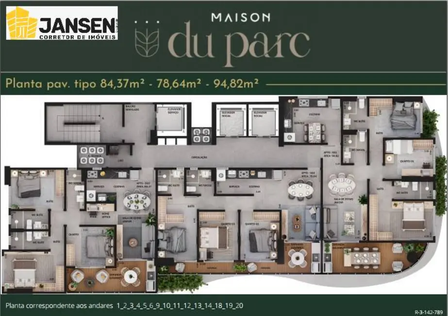 Apartamento com 3 quartos à venda, 132m2 em Jardim Oceania, Joao Pessoa - PB - imagem 38 Foto 38 de Apartamento com 3 quartos à venda, 132m2 em Jardim Oceania, Joao Pessoa - PB