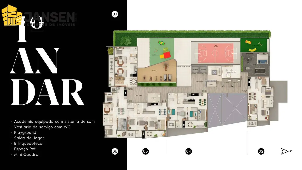 Foto 6 de Apartamento com 3 quartos à venda, 95m2 em Tambaú, Joao Pessoa - PB