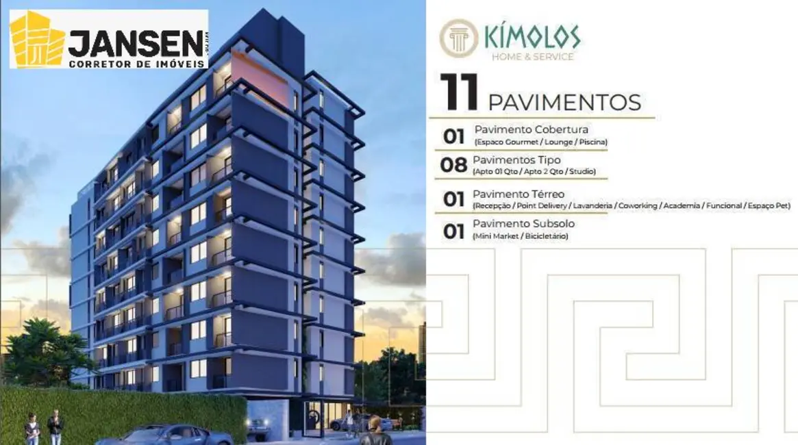 Foto 2 de Apartamento com 1 quarto à venda, 19m2 em Jardim Oceania, Joao Pessoa - PB