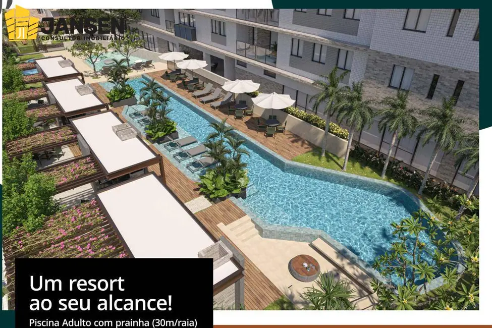 Foto 1 de Apartamento com 2 quartos à venda e para alugar, 58m2 em Ponta de Campina, Cabedelo - PB