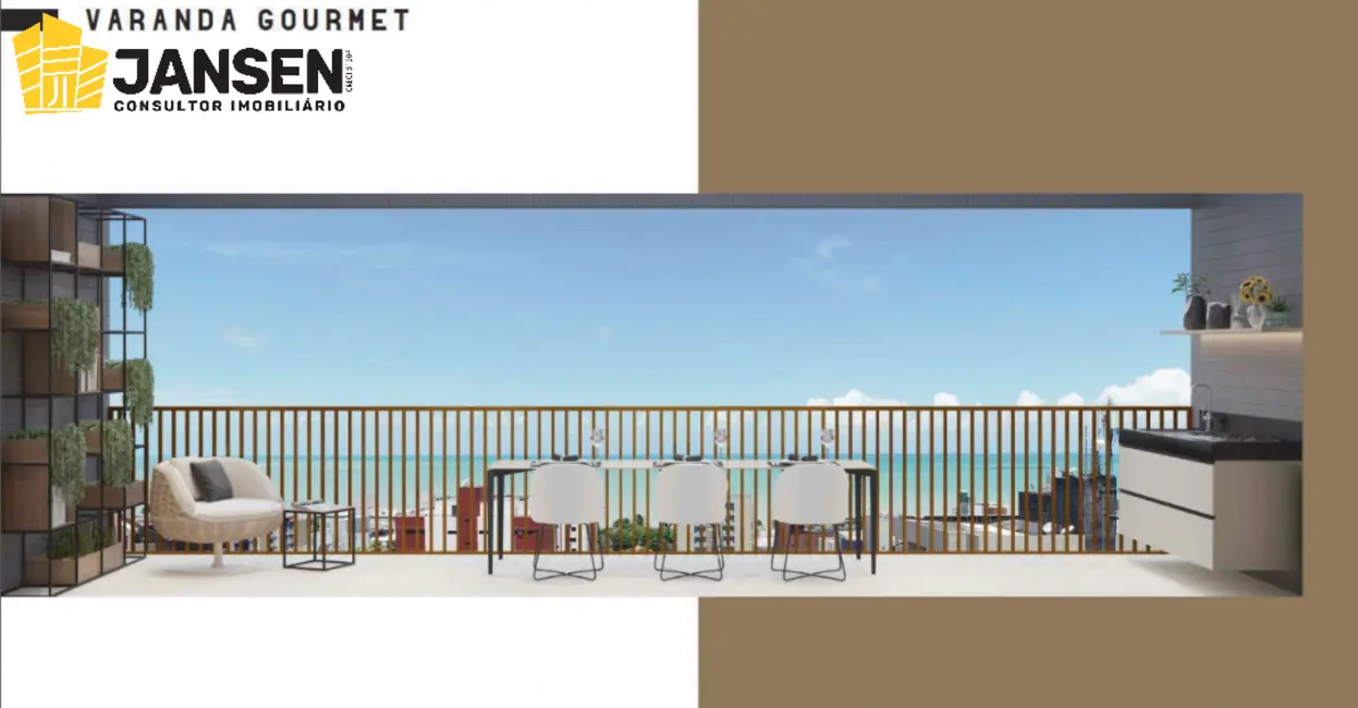 Foto 7 de Apartamento com 1 quarto à venda, 51m2 em Manaíra, Joao Pessoa - PB