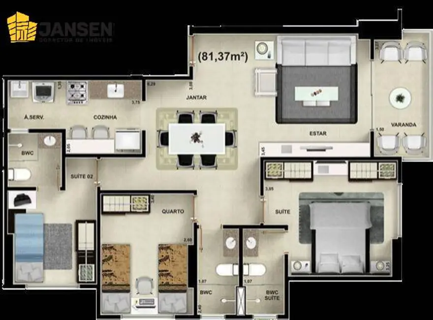 Foto 15 de Apartamento com 2 quartos à venda, 54m2 em Treze de Maio, Joao Pessoa - PB