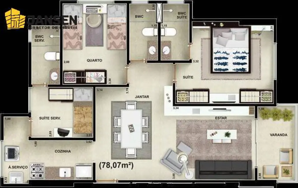 Foto 14 de Apartamento com 2 quartos à venda, 54m2 em Treze de Maio, Joao Pessoa - PB