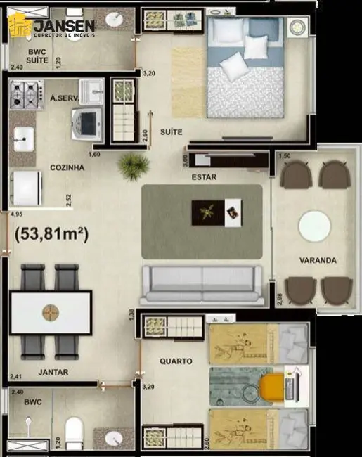 Foto 13 de Apartamento com 2 quartos à venda, 54m2 em Treze de Maio, Joao Pessoa - PB