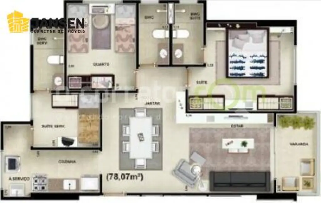 Foto 12 de Apartamento com 2 quartos à venda, 54m2 em Treze de Maio, Joao Pessoa - PB