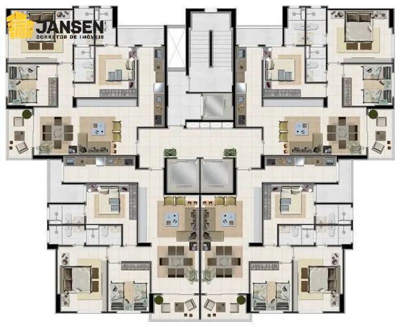 Foto 10 de Apartamento com 3 quartos à venda, 90m2 em Bessa, Joao Pessoa - PB