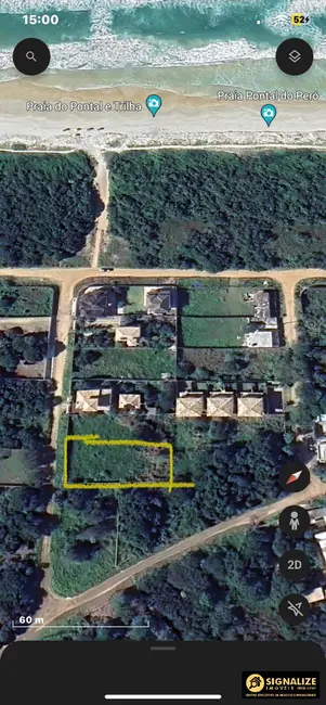 Foto 2 de Terreno / Lote à venda, 1050m2 em Peró, Cabo Frio - RJ