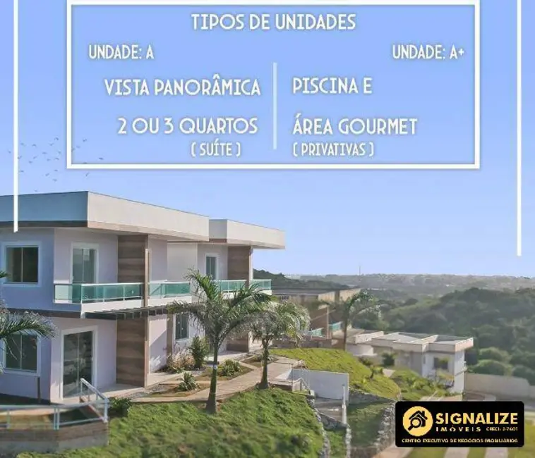 Foto 2 de Casa de Condomínio com 3 quartos à venda, 78m2 em Peró, Cabo Frio - RJ