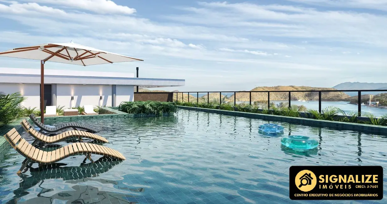 Foto 3 de Loft / Flat com 1 quarto à venda, 34m2 em Passagem, Cabo Frio - RJ