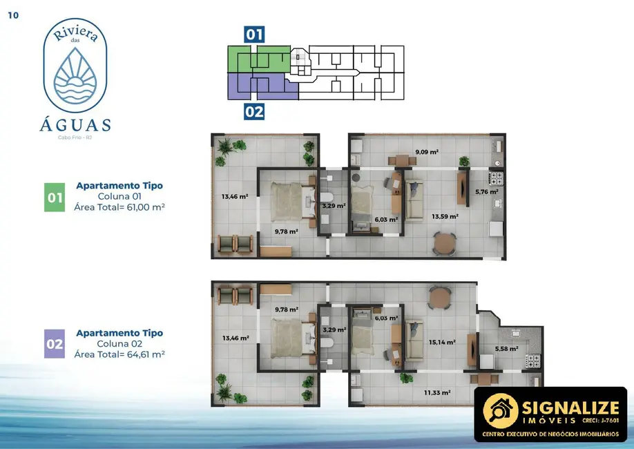 Apartamento com 1 quarto à venda, 38m2 em Algodoal, Cabo Frio - RJ - imagem 9 Foto 9 de Apartamento com 1 quarto à venda, 38m2 em Algodoal, Cabo Frio - RJ