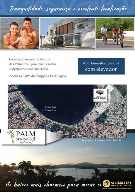 Foto 2 de Apartamento com 2 quartos à venda, 64m2 em Palmeiras, Cabo Frio - RJ