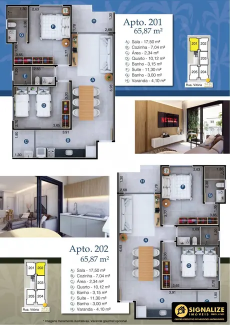 Foto 5 de Apartamento com 2 quartos à venda, 64m2 em Palmeiras, Cabo Frio - RJ