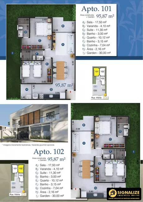 Foto 3 de Apartamento com 2 quartos à venda, 64m2 em Palmeiras, Cabo Frio - RJ