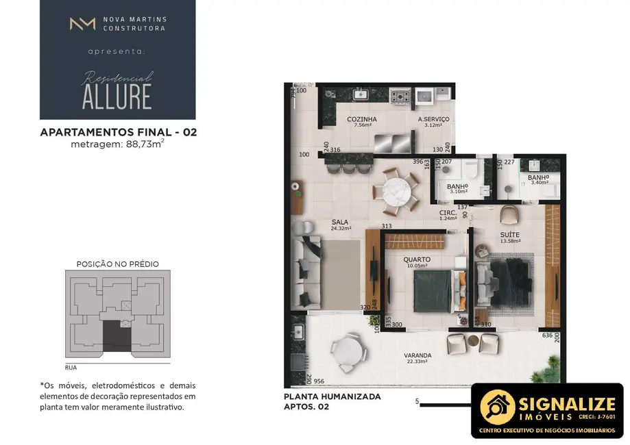 Foto 2 de Apartamento com 2 quartos à venda, 89m2 em Braga, Cabo Frio - RJ