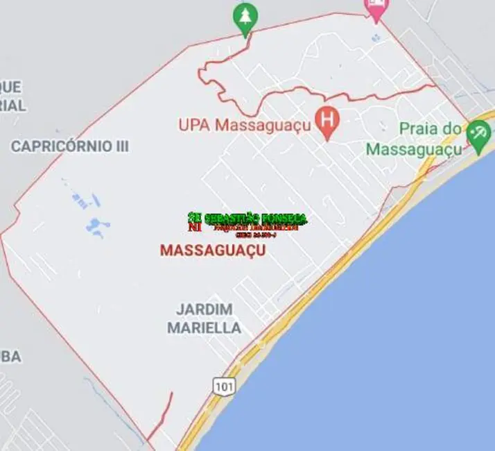 Foto 2 de Terreno / Lote à venda, 250m2 em Massaguaçu, Caraguatatuba - SP