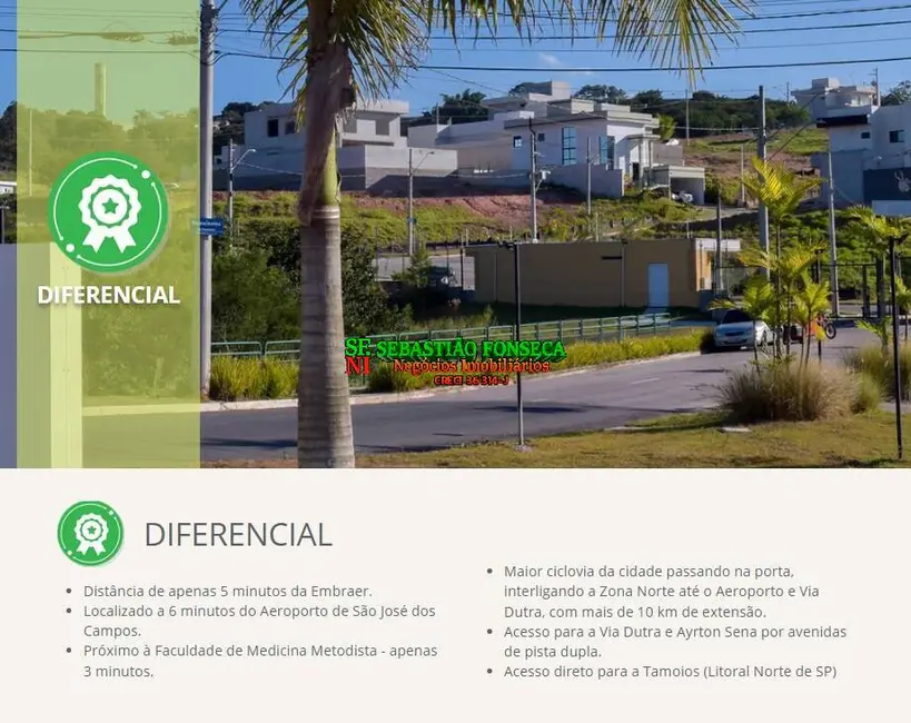 Foto 5 de Lote de Condomínio à venda, 361m2 em Sao Jose Dos Campos - SP