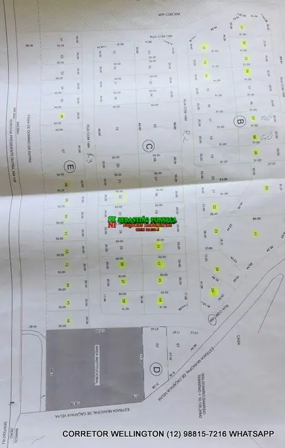 Foto 8 de Lote de Condomínio à venda, 1300m2 em Jardim Campo Grande, Cacapava - SP