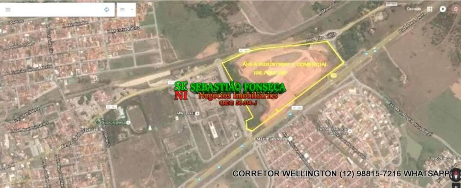 Foto 3 de Lote de Condomínio à venda, 1300m2 em Jardim Campo Grande, Cacapava - SP