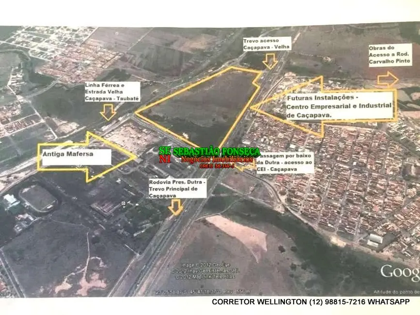 Foto 1 de Lote de Condomínio à venda, 1300m2 em Jardim Campo Grande, Cacapava - SP