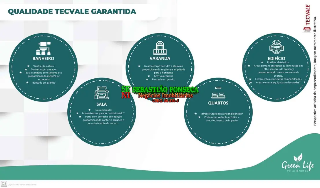 Foto 9 de Apartamento com 2 quartos à venda, 65m2 em Loteamento Villa Branca, Jacarei - SP